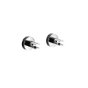 planchetdragers BAKETO croom poli /set 2 stuks